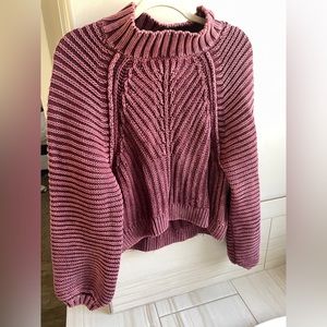 Bohme violet heavy sweater